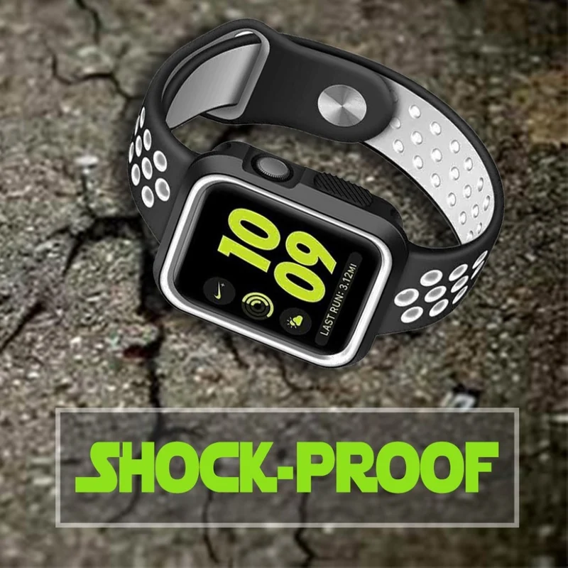 Absolut Schön Apple Watch Series 1-3 42mm Silikon / TPU Hülle