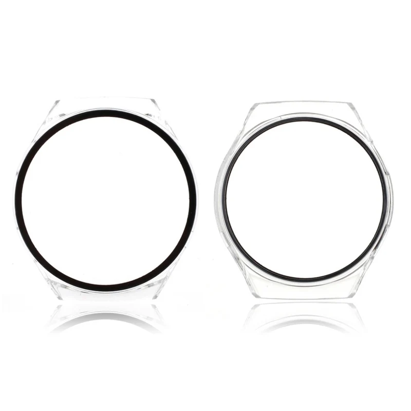 Auffallend Nett Huawei Watch GT 2e Hülle mit Displayschutz in Silikon / TPU und Gehärtetes Glas