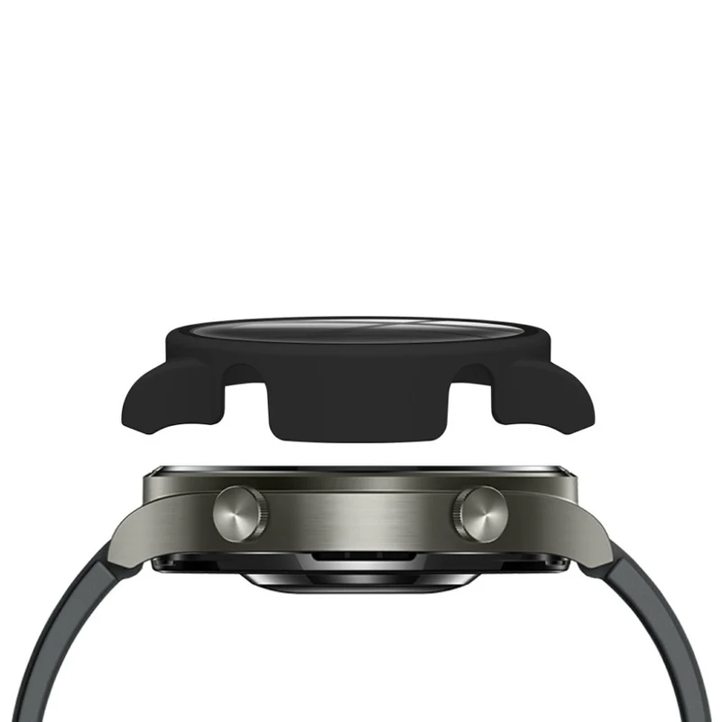 Unglaublich Stylisch Huawei Watch GT 2 Pro Hülle mit Displayschutz in Plastik und Gehärtetes Glas