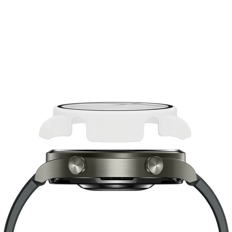 Unglaublich Stylisch Huawei Watch GT 2 Pro Hülle mit Displayschutz in Plastik und Gehärtetes Glas