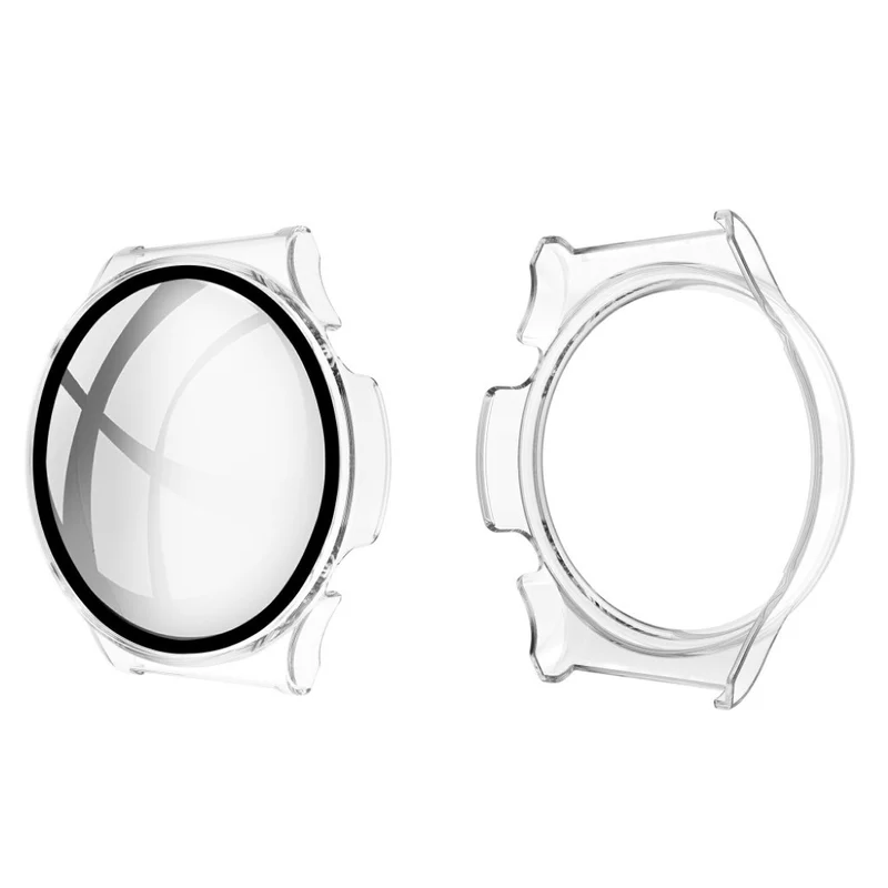 Unglaublich Stylisch Huawei Watch GT 2 Pro Hülle mit Displayschutz in Plastik und Gehärtetes Glas