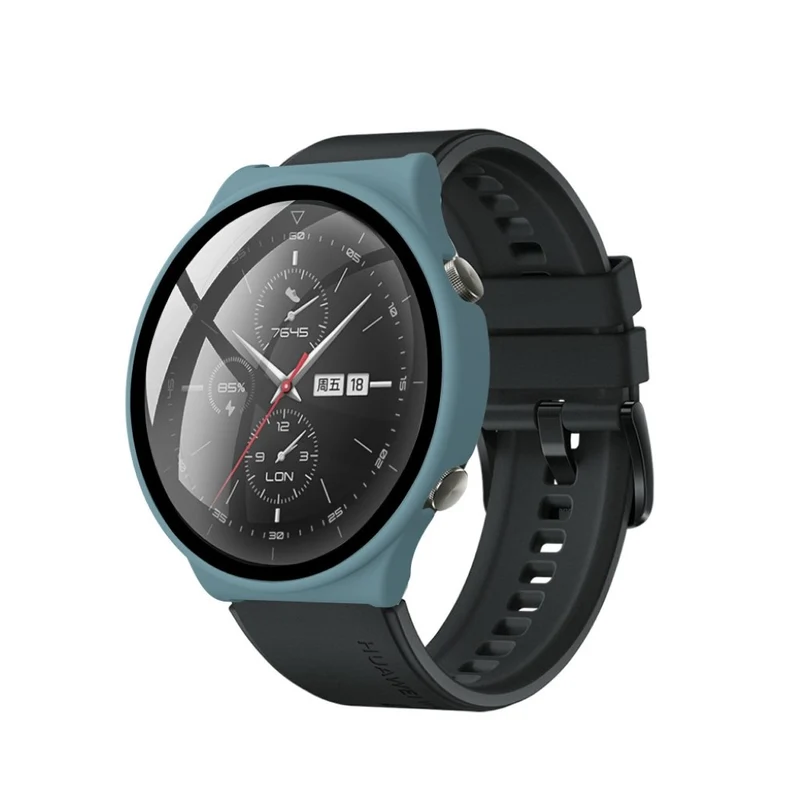 Unglaublich Stylisch Huawei Watch GT 2 Pro Hülle mit Displayschutz in Plastik und Gehärtetes Glas