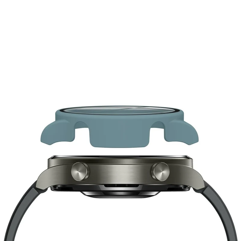 Unglaublich Stylisch Huawei Watch GT 2 Pro Hülle mit Displayschutz in Plastik und Gehärtetes Glas