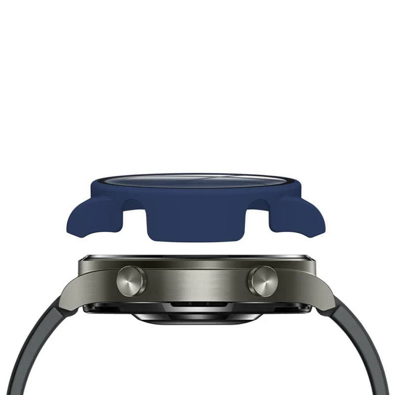 Unglaublich Stylisch Huawei Watch GT 2 Pro Hülle mit Displayschutz in Plastik und Gehärtetes Glas