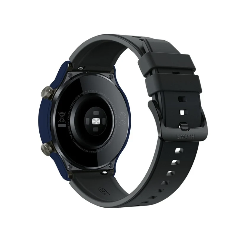 Unglaublich Stylisch Huawei Watch GT 2 Pro Hülle mit Displayschutz in Plastik und Gehärtetes Glas