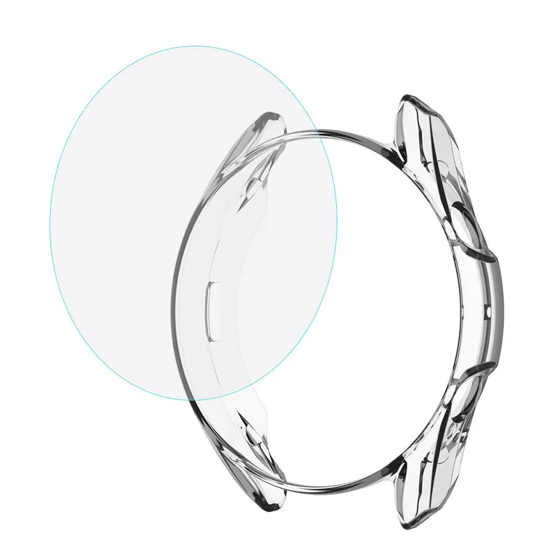 Absolut Modisch Samsung Galaxy Watch 3 (41mm) Hülle mit Displayschutz in Plastik und Gehärtetes Glas