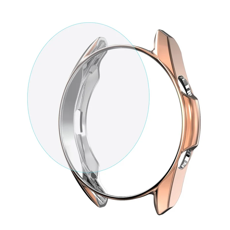 Auffallend Nett Samsung Galaxy Watch 3 (45mm) Hülle mit Displayschutz in Plastik und Gehärtetes Glas