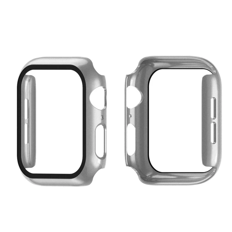 Absolut Schön Apple Watch Series 1-3 42mm Hülle mit Displayschutz in Gehärtetes Glas