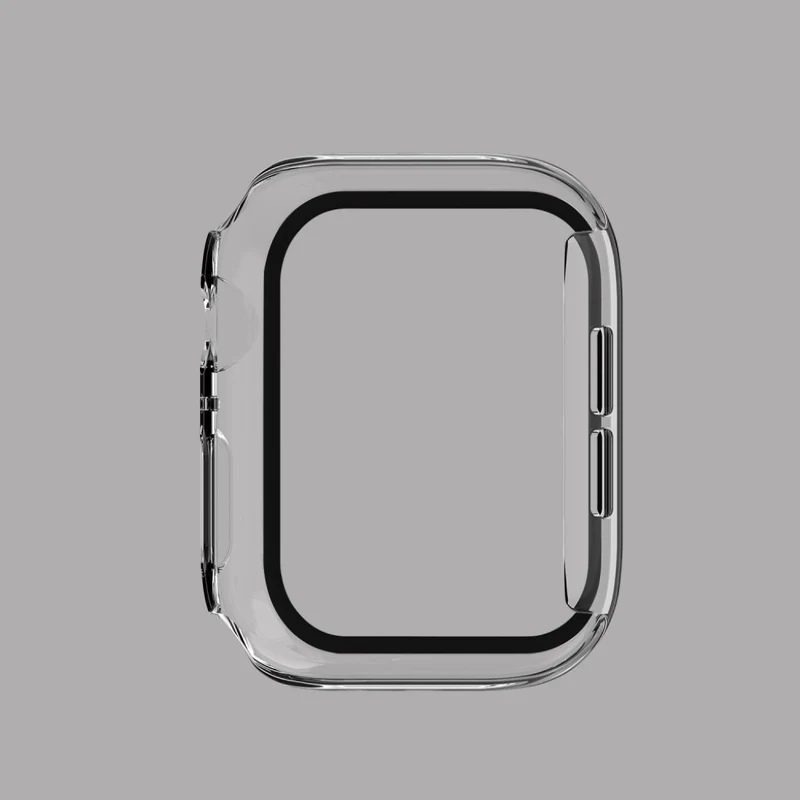 Absolut Schön Apple Watch Series 1-3 42mm Hülle mit Displayschutz in Gehärtetes Glas