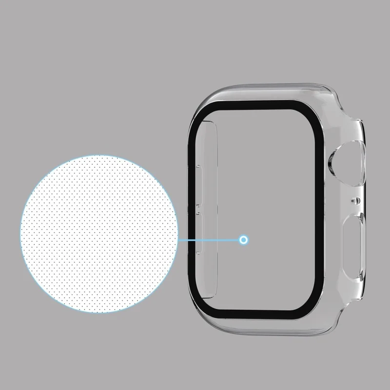 Absolut Schön Apple Watch Series 1-3 42mm Hülle mit Displayschutz in Gehärtetes Glas