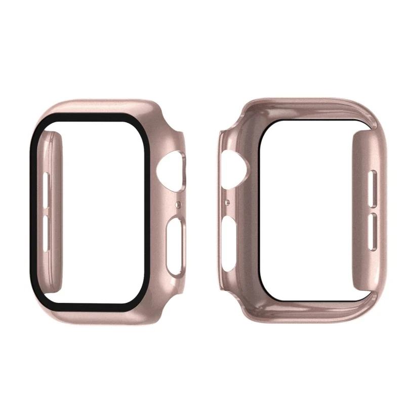 Absolut Schön Apple Watch Series 1-3 42mm Hülle mit Displayschutz in Gehärtetes Glas