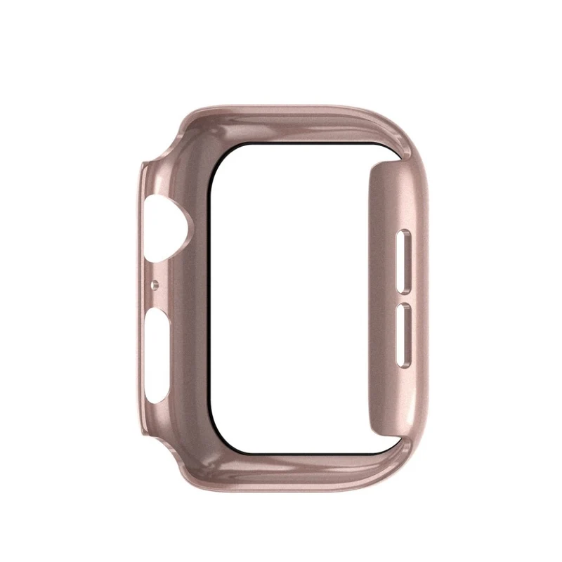Absolut Schön Apple Watch Series 1-3 42mm Hülle mit Displayschutz in Gehärtetes Glas