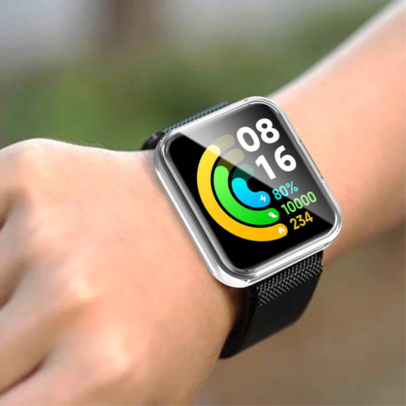 Absolut Stylisch Xiaomi Redmi Watch 2 Hülle mit Displayschutz in Silikon / TPU