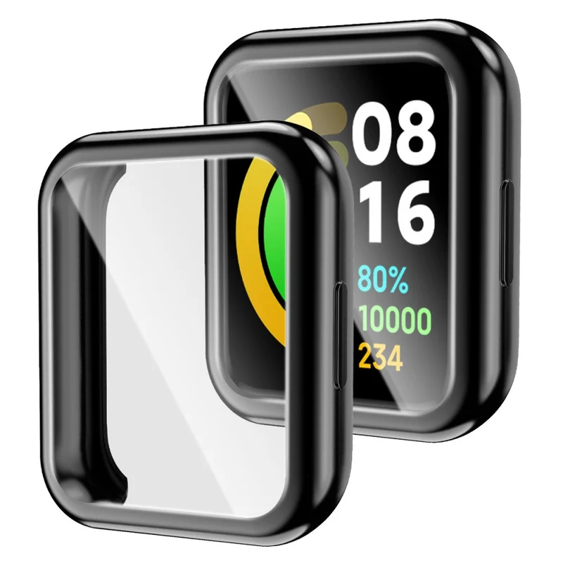 Super Gut Xiaomi Redmi Watch 2 Hülle mit Displayschutz in Silikon / TPU