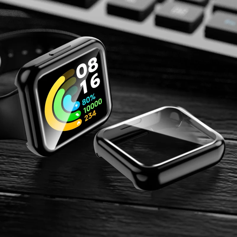 Super Gut Xiaomi Redmi Watch 2 Hülle mit Displayschutz in Silikon / TPU