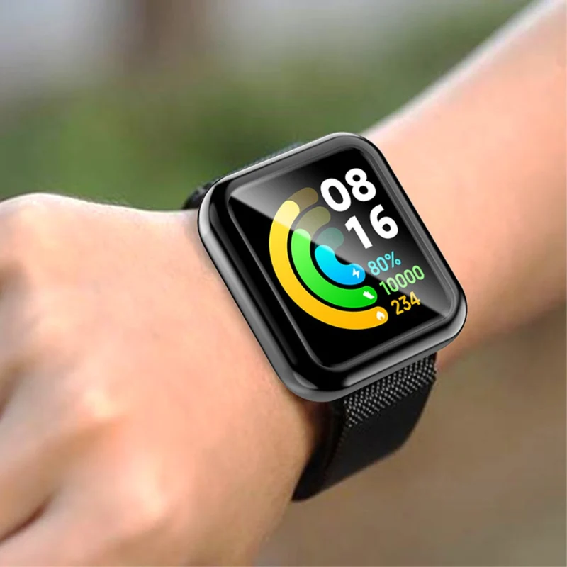 Super Gut Xiaomi Redmi Watch 2 Hülle mit Displayschutz in Silikon / TPU