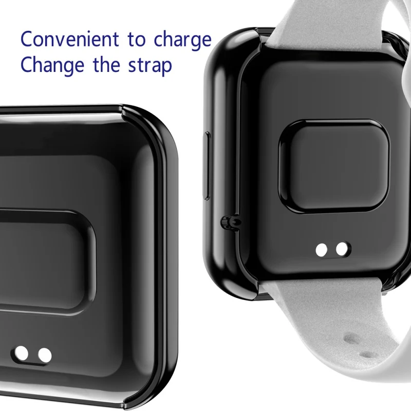 Super Gut Xiaomi Redmi Watch 2 Hülle mit Displayschutz in Silikon / TPU