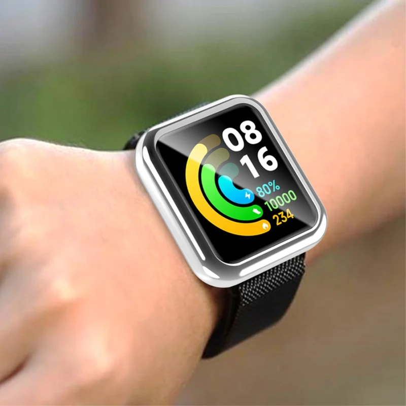 Super Gut Xiaomi Redmi Watch 2 Hülle mit Displayschutz in Silikon / TPU