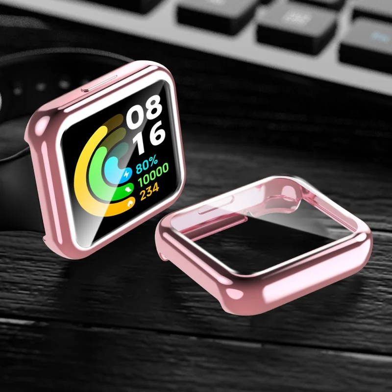 Super Gut Xiaomi Redmi Watch 2 Hülle mit Displayschutz in Silikon / TPU