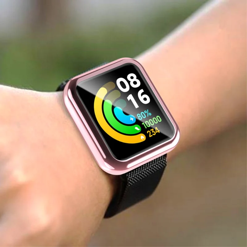 Super Gut Xiaomi Redmi Watch 2 Hülle mit Displayschutz in Silikon / TPU