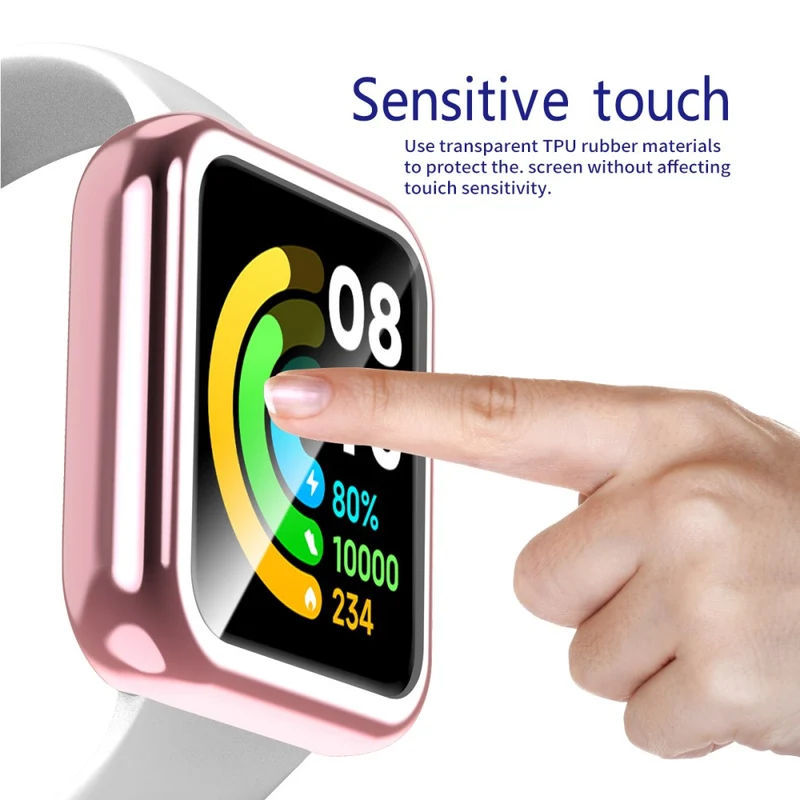 Super Gut Xiaomi Redmi Watch 2 Hülle mit Displayschutz in Silikon / TPU