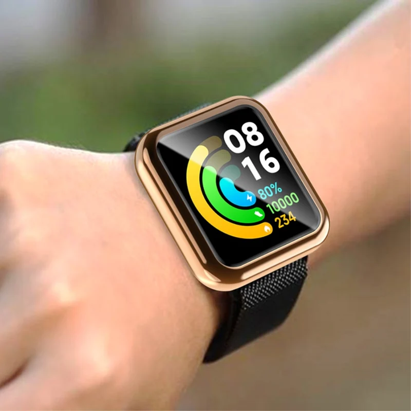 Super Gut Xiaomi Redmi Watch 2 Hülle mit Displayschutz in Silikon / TPU