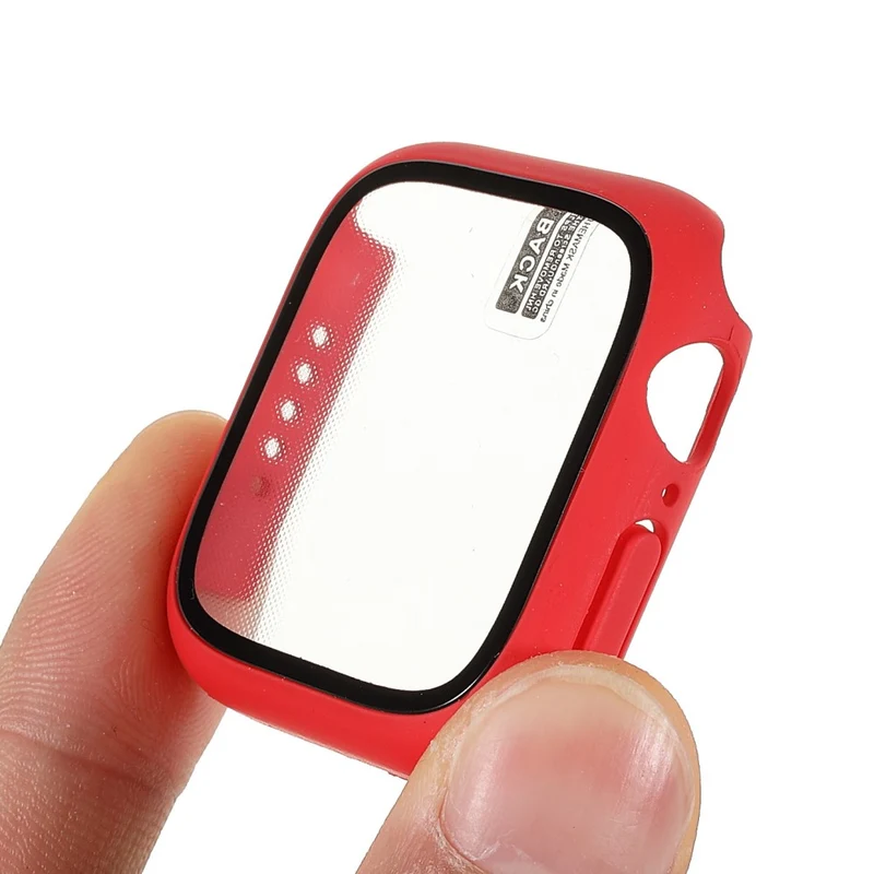 Schön Apple Watch Series 7 45mm Hülle mit Displayschutz in Gehärtetes Glas