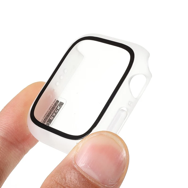 Schön Apple Watch Series 7 45mm Hülle mit Displayschutz in Gehärtetes Glas