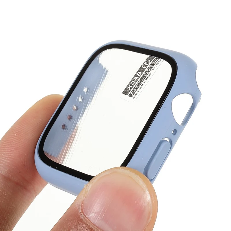 Schön Apple Watch Series 7 45mm Hülle mit Displayschutz in Gehärtetes Glas