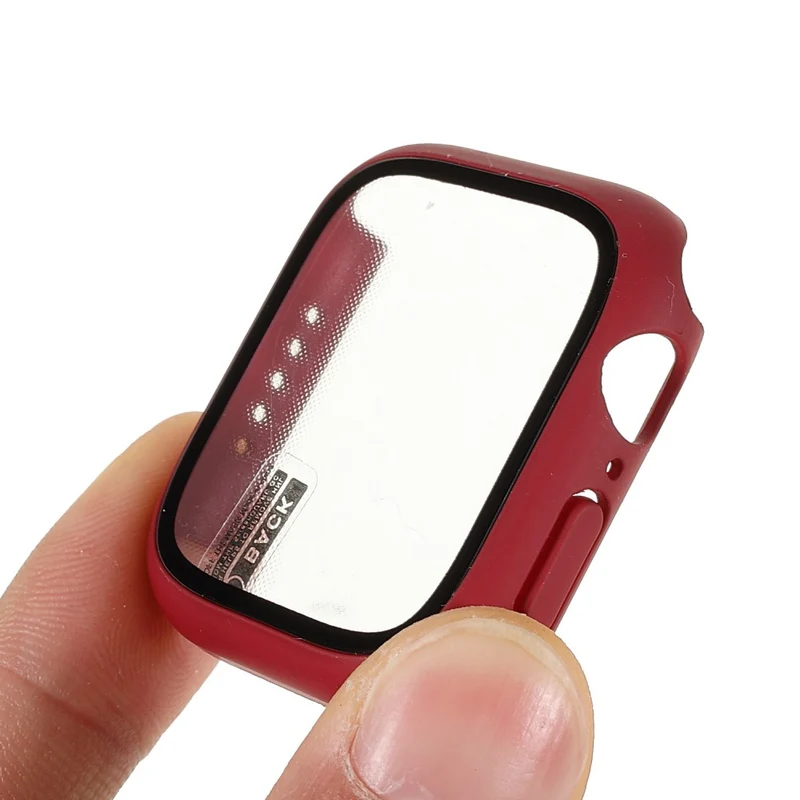 Schön Apple Watch Series 7 45mm Hülle mit Displayschutz in Gehärtetes Glas