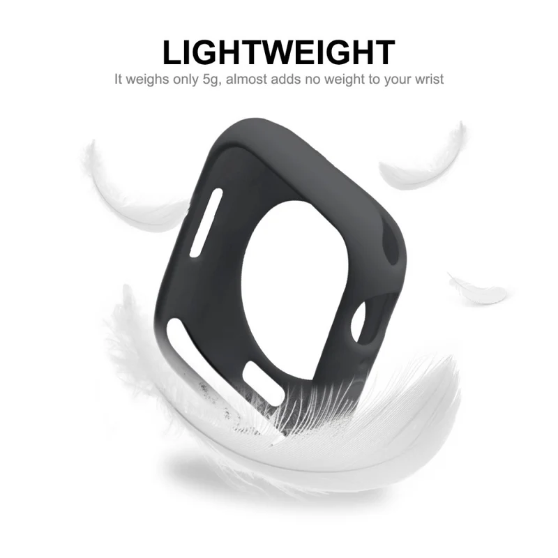 Schön Apple Watch Series 7 41mm Hülle mit Displayschutz in Silikon / TPU