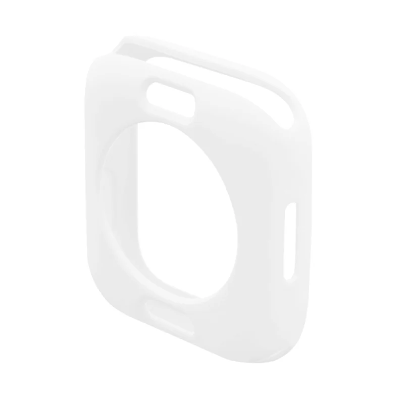 Auffallend Stilvoll Apple Watch Series 7 45mm Hülle mit Displayschutz in Silikon / TPU