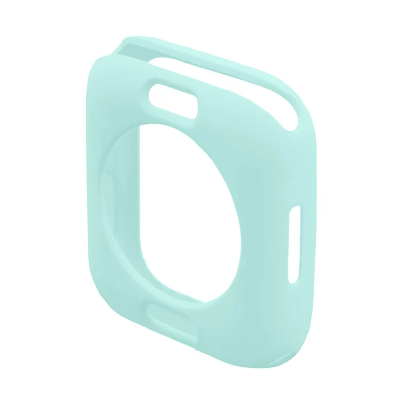 Auffallend Stilvoll Apple Watch Series 7 45mm Hülle mit Displayschutz in Silikon / TPU
