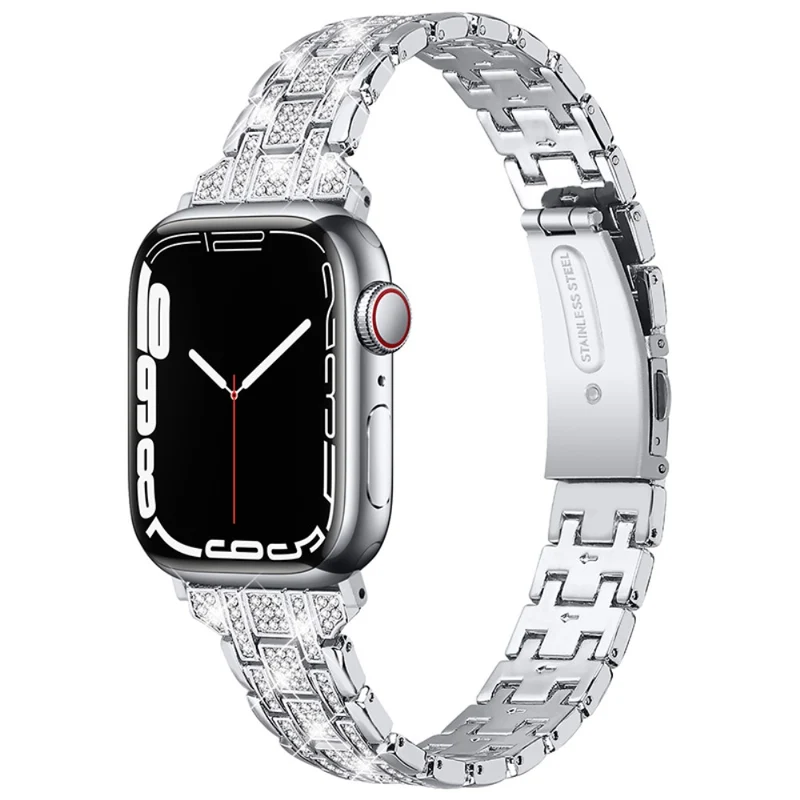 Super stark Universell Apple Metall und Strass armband