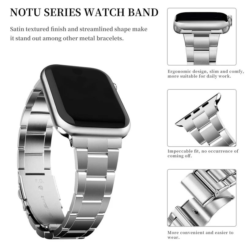 Mega haltbar Universell Apple Metall armband