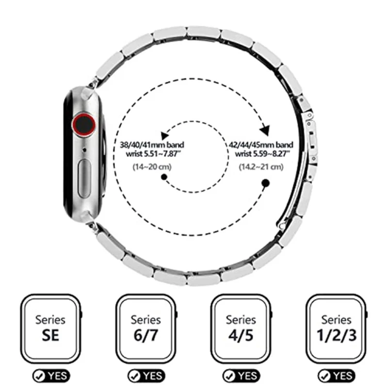 Mega haltbar Universell Apple Metall armband