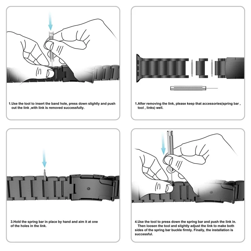 Unglaublich modisch Universell Apple Metall armband