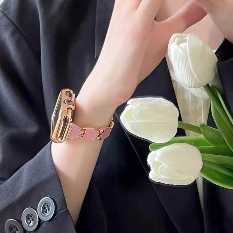 Absolut gut Universell Apple Metall und Strass armband