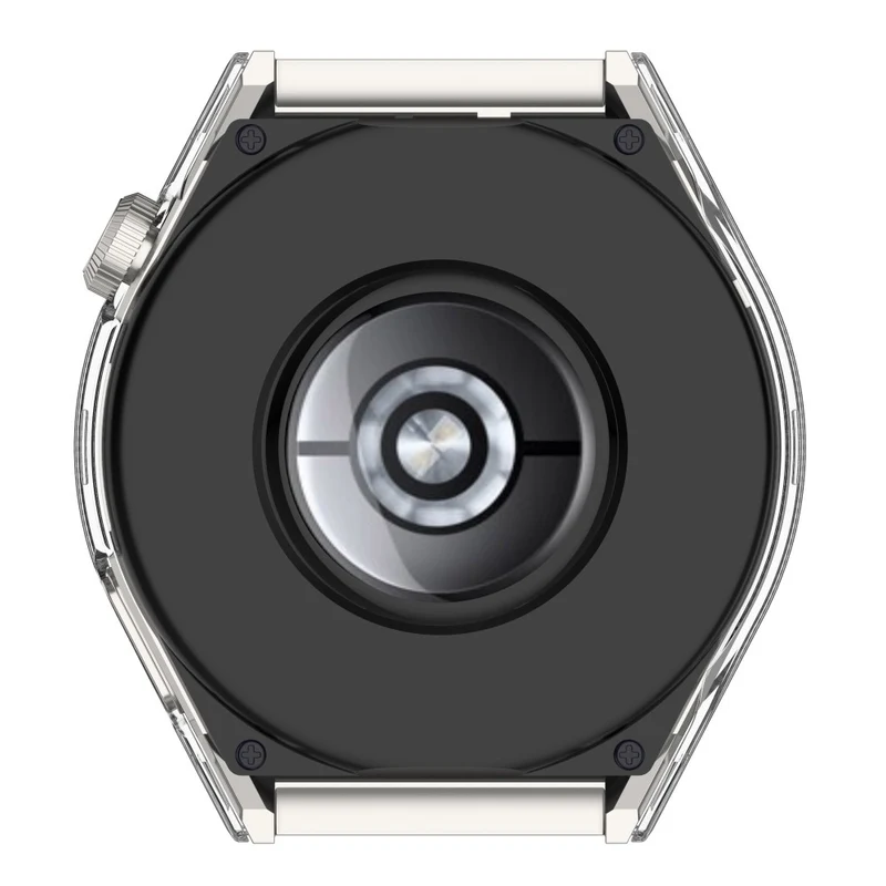Stilvoll Huawei Watch GT 3 Pro 46mm Hülle mit Displayschutz in Plastik und Gehärtetes Glas