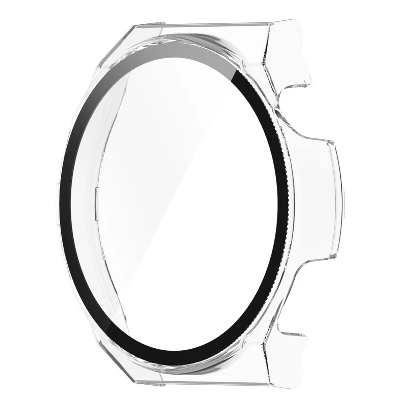 Stilvoll Huawei Watch GT 3 Pro 46mm Hülle mit Displayschutz in Plastik und Gehärtetes Glas