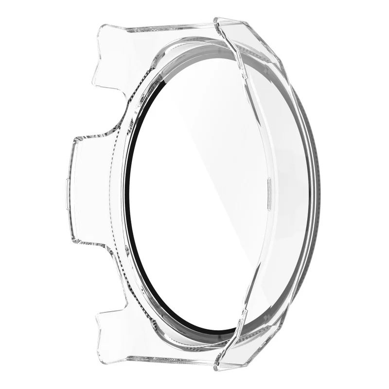 Stilvoll Huawei Watch GT 3 Pro 46mm Hülle mit Displayschutz in Plastik und Gehärtetes Glas