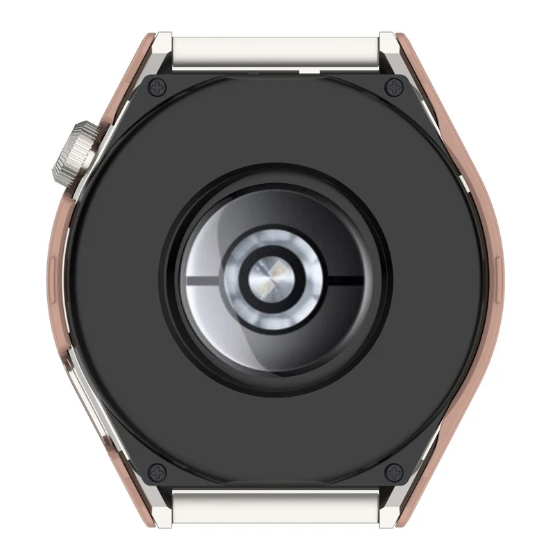Stilvoll Huawei Watch GT 3 Pro 46mm Hülle mit Displayschutz in Plastik und Gehärtetes Glas