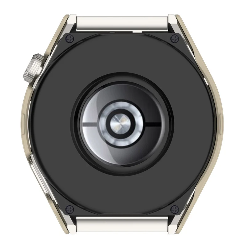 Stilvoll Huawei Watch GT 3 Pro 46mm Hülle mit Displayschutz in Plastik und Gehärtetes Glas