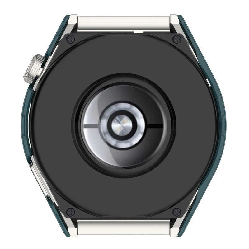 Stilvoll Huawei Watch GT 3 Pro 46mm Hülle mit Displayschutz in Plastik und Gehärtetes Glas