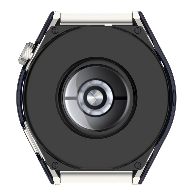Stilvoll Huawei Watch GT 3 Pro 46mm Hülle mit Displayschutz in Plastik und Gehärtetes Glas