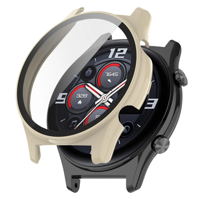 Modisch Honor Watch GS 3 Hülle mit Displayschutz in Plastik und Gehärtetes Glas
