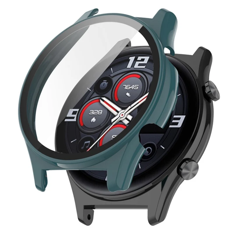 Modisch Honor Watch GS 3 Hülle mit Displayschutz in Plastik und Gehärtetes Glas