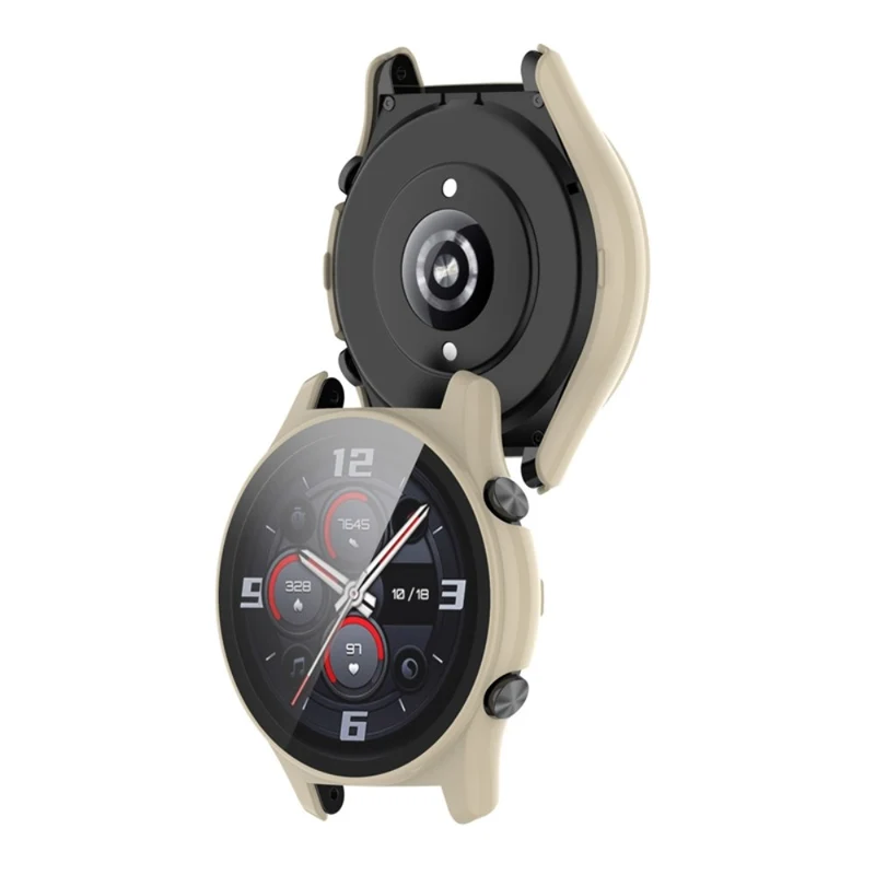 Modisch Honor Watch GS 3 Hülle mit Displayschutz in Plastik und Gehärtetes Glas