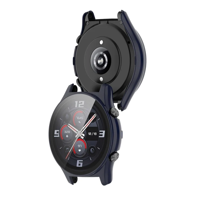 Modisch Honor Watch GS 3 Hülle mit Displayschutz in Plastik und Gehärtetes Glas
