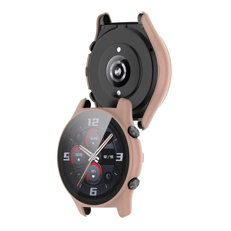 Modisch Honor Watch GS 3 Hülle mit Displayschutz in Plastik und Gehärtetes Glas